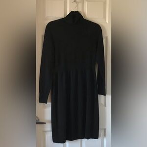 Lord & Taylor - Classic Black Wool Dress